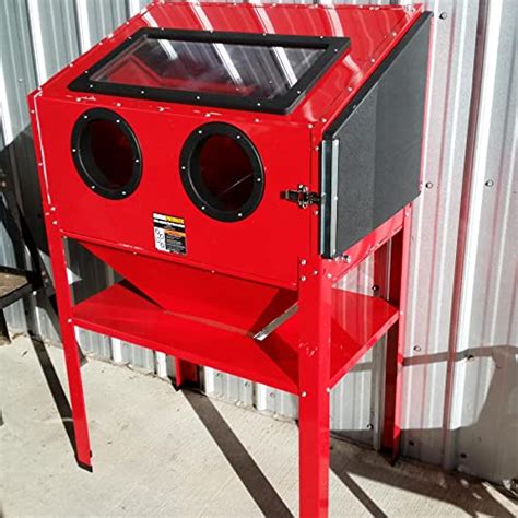 central pneumatic steel blast cabinet 39170|40 lb floor blast cabinet.